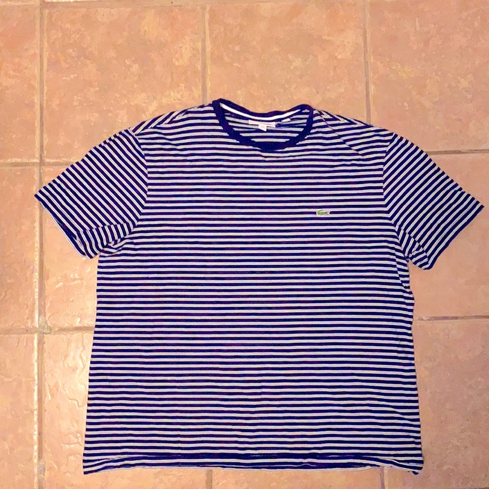 Navy Lacoste Tee XXL FR 7